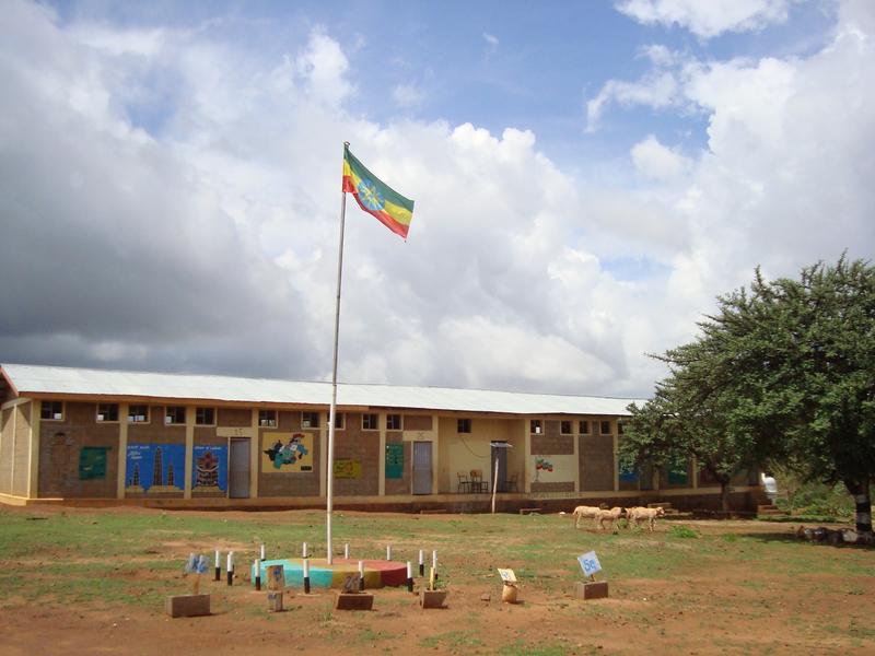 Ländliche Grundschule in Äthiopien.