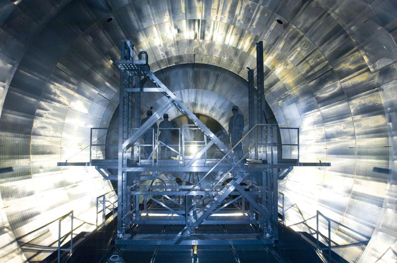 Das Neutrino Experiment KATRIN auf dem Campus Nord des KIT. (Foto: KIT)