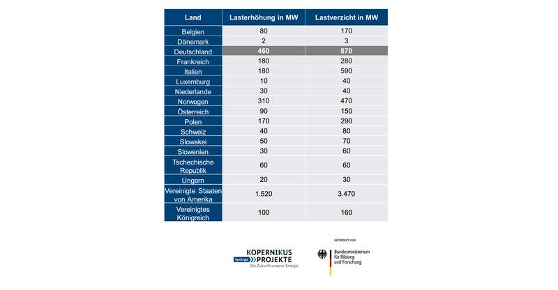 Internationale Flexibilitätspotenziale im Vergleich