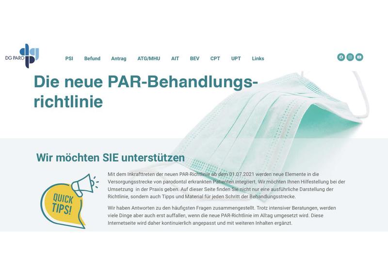 Homepage PAR-Richtlinie