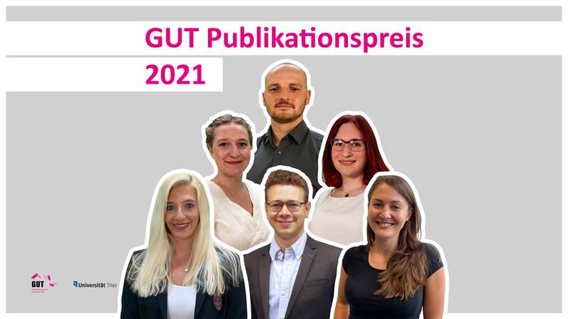 Die Preisträgerinnen und Preisträger der Publikationspreise: Verena Letzel, Joshua Moir und Lena Haase (unten v.l.), Maria Backes und Petra Wolf (Mitte, v.l.), Marcel Lorenz (oben).