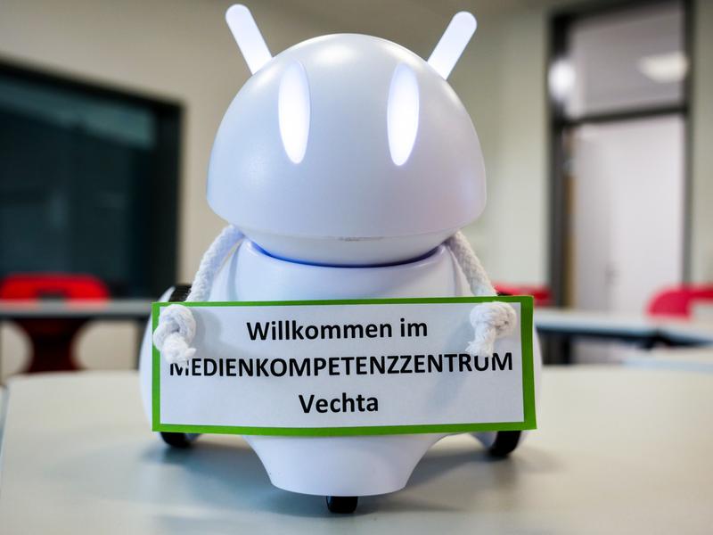 Programmierbarer Roboter im Medienkompetenzzentrum