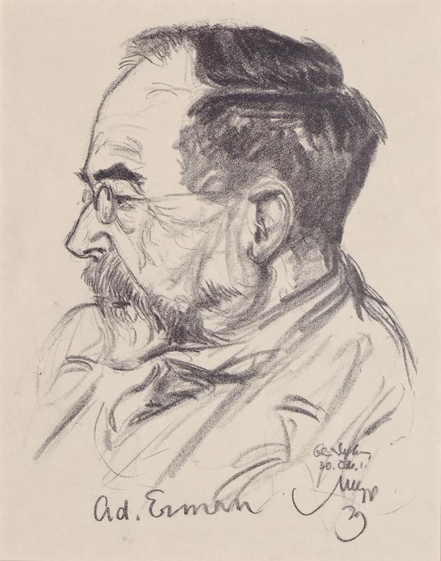 Portrait von Adolf Erman