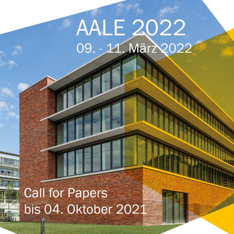 Nach einem Jahr pandemiebedingter Pause wird die AALE 2022 vom 9.-11. März 2022 von der Hochschule Pforzheim ausgerichtet