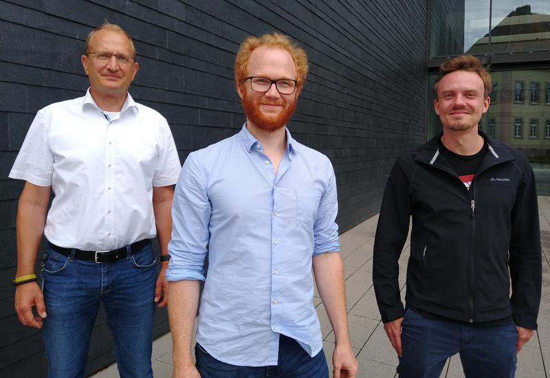 Von links nach rechts: Geschäftsführer Dr. Nicholas Krohn und die beiden langjährigen Hahn-Schickard-Mitarbeiter Dr. Stefan Burger und Dr. Martin Schulz haben Endress+Hauser BioSense in Freiburg gegründet.