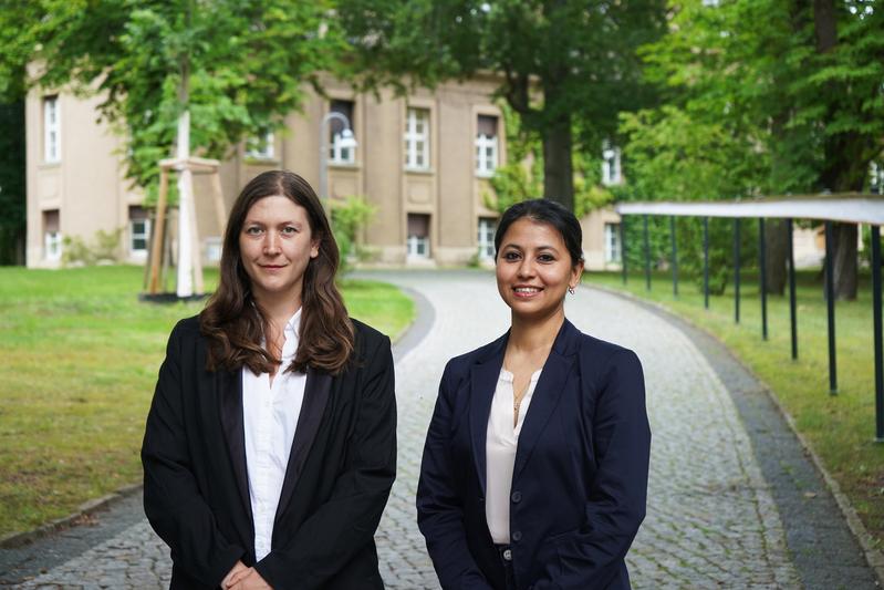 Dr. Aline Dinkelaker (links) und Dr. Aashia Rahman (rechts)