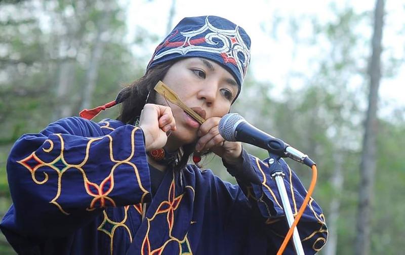 Culture is an important factor for tracing the population history. Utae Ehara playing the mukkuri.