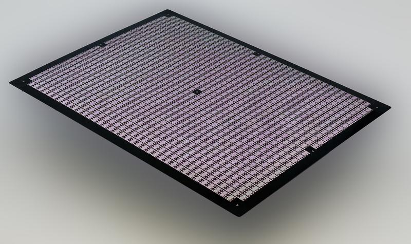 First results of PLC 2.0: Fully populated panel with embedded chips