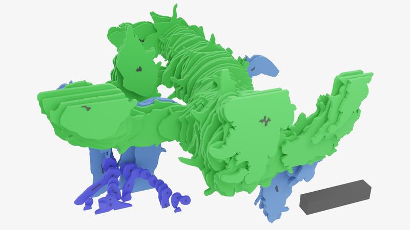  3D-Rekonstruktion eines Fossils