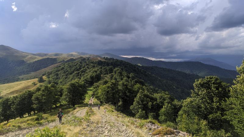 Wanderung auf der Krasna Poloninya im Erweiterungsgebiet des CBR