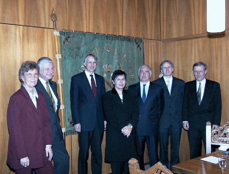 (v.l.n.r.) Frau Prof. Dr. Gudrun Schmidt, Prof. Dr.-Ing. Ulrich Draugelates, Prof. Dr. Ernst Schaumann, Frau Dr. Antonia Schram, Prof. Dr. Karel Mazac, Prof. Dr. -Ing. A. Wolter, Dr. Peter Kickartz.