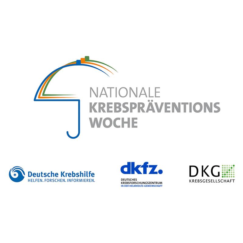 Logo der Nationalen Krebspräventionswoche