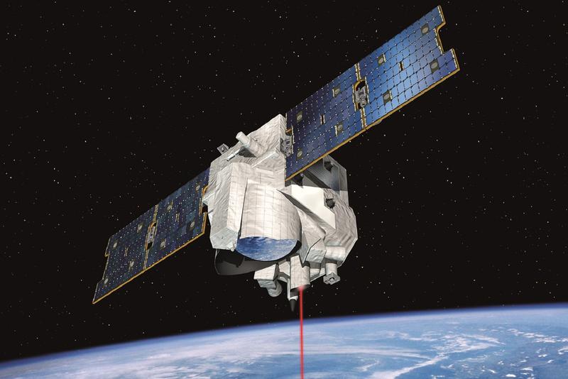 An artist's impression of the MERLIN instrument based on the Myriad satellite platform.