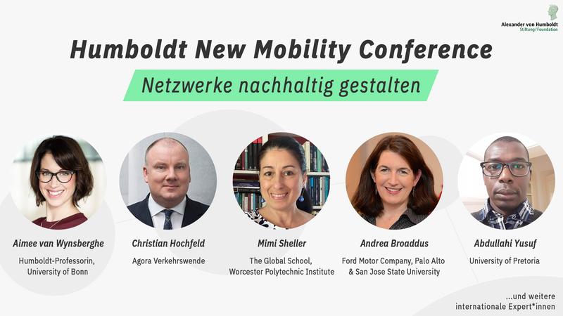 Einige Speaker*innen bei der Humboldt New Mobility Conference