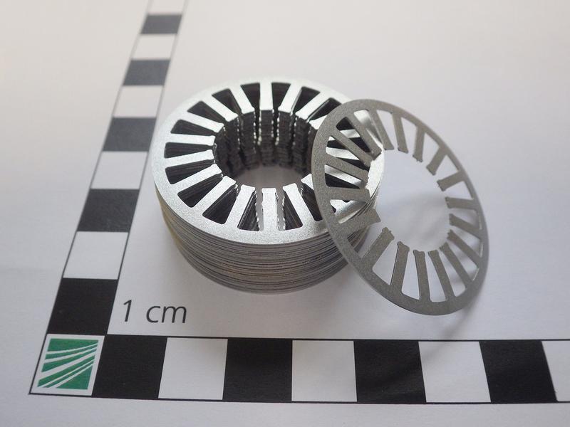 Stator laminations manufactured by  3D screen printing