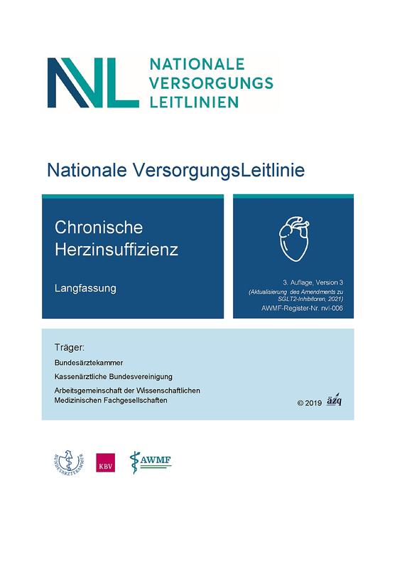 NVL Chronische Herzinsuffizienz, 3. Auflage