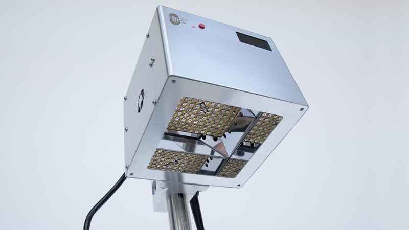 UVC LED irradiation system comprising 120 LEDs emitting at 233 nm wavelength - to inactivate pathogens or coronaviruses without damaging the skin
