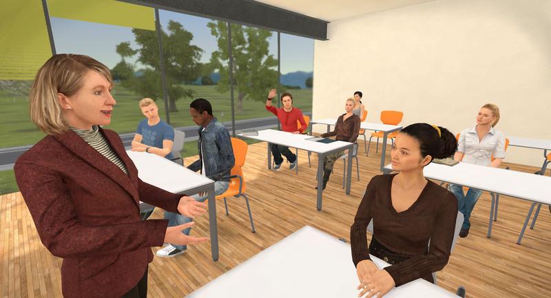 Die Kombination von virtuell-immersiven und kollaborativen 3D-Umgebungen, Analyse sozialer Signale, Sprachanalyse und -synthese zur Simulation interaktiver virtueller Agenten ermöglicht ein realitätsnahes Training.