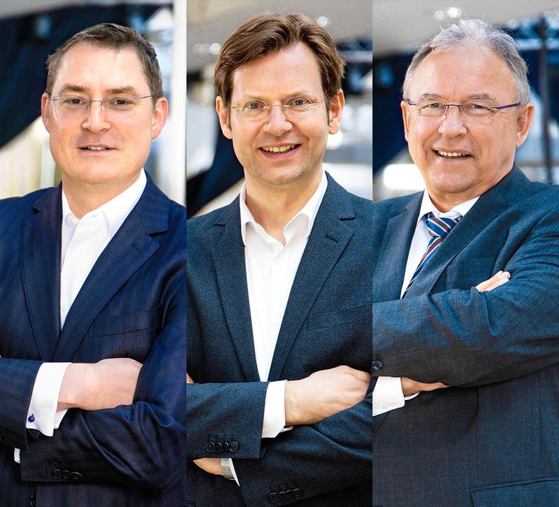 Die Autoren der Studie "Big Family Management" Prof. Dr. Tom A. Rüsen, Prof. Dr. Heiko Kleve und Prof. Dr. Arist von Schlippe (vlnr.)