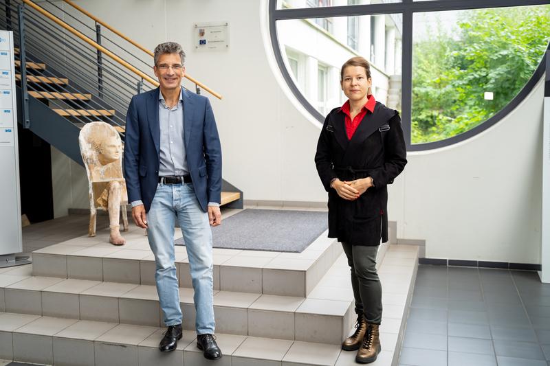 DFKI CEO Prof. Dr. Antonio Krüger, Valerie Wolf Gang