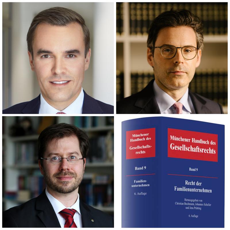 Die Herausgeber Dr. Christian Bochmann, Prof. Dr. Jens Prütting sowie Dr. Johannes Scheller