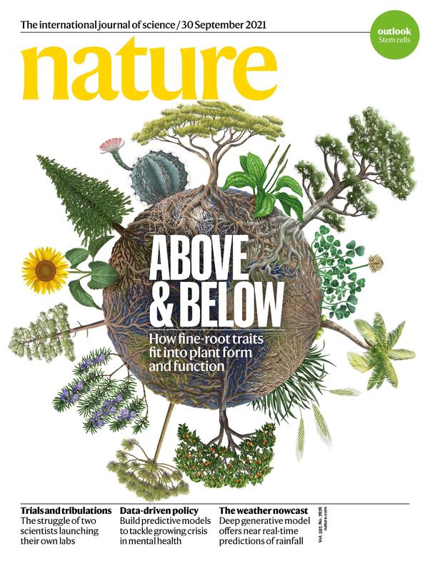 Cover der Ausgabe von "Nature"