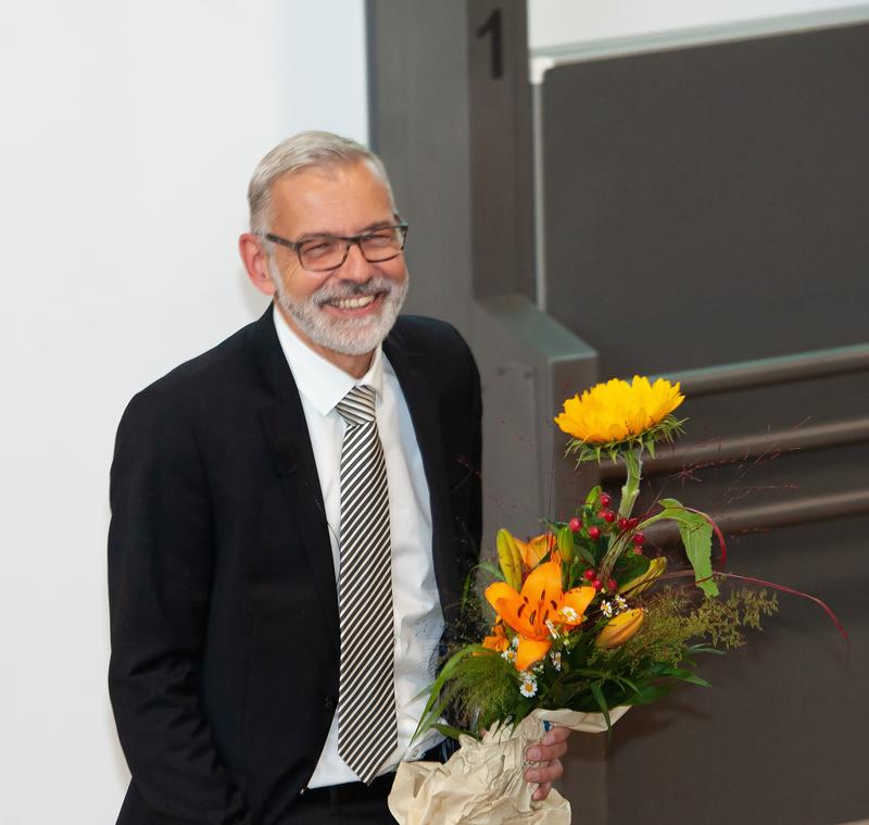 Prof. Dr. Andreas Wytzisk-Arens nach seiner Wahl zum nächsten Präsidenten der Hochschule Bochum. 