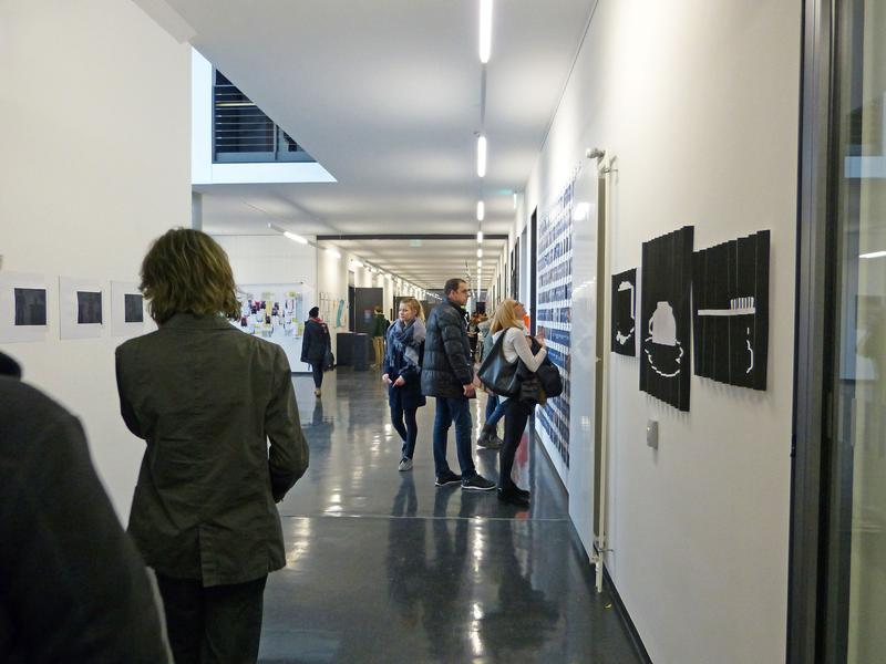 „Bergwerk“-Ausstellung der Fakultät Gestaltung am Sanderheinrichsleitenweg