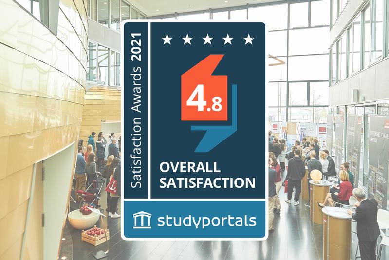 Students rate their overall study experience at KLU as excellent.