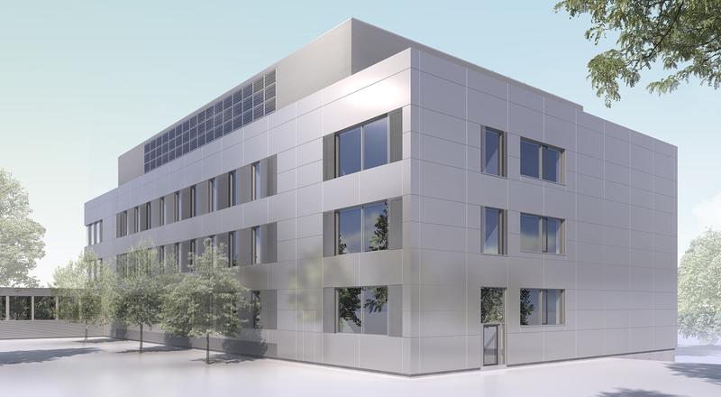 So wird das neue Praktikumsgebäude der Fakultät für Chemie und Pharmazie nach seiner Fertigstellung aussehen.