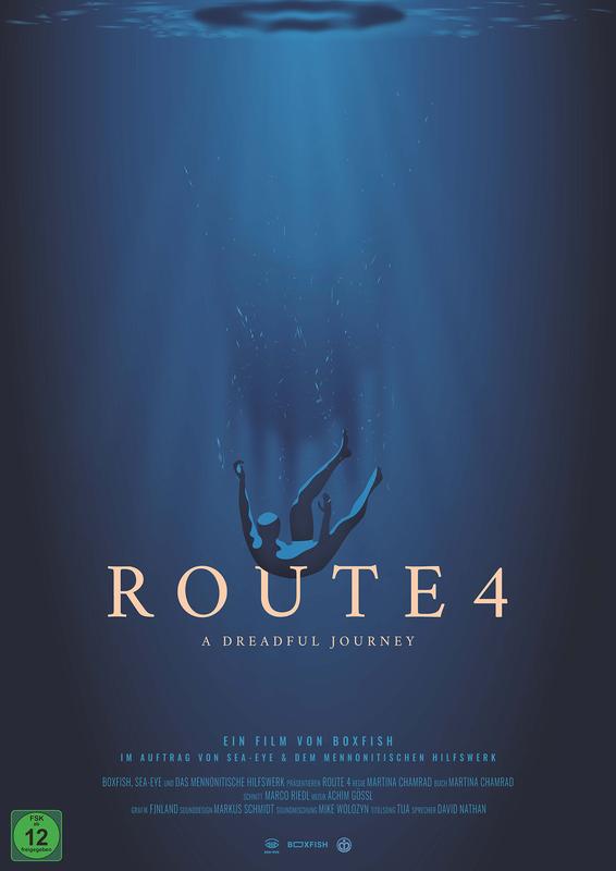 Plakat zum Start des Filmbeitrages „Route 4“, den fünf Alumni der FHWS realisiert haben. 