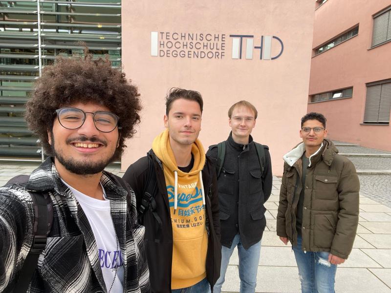 Einige der internationalen KI-Studierenden sind bereits in Deggendorf. Aber noch nicht alle.
