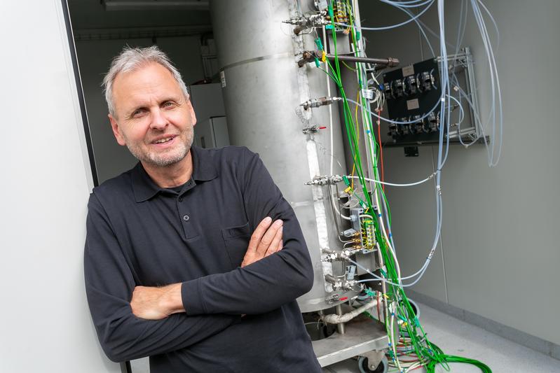 Pushes the development of technologies for the production of green hydrogen: Viktor Hacker from the Institute of Chemical Engineering and Environmental Technology at TU Graz. 