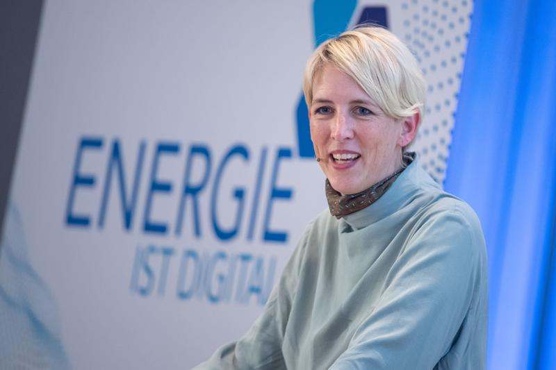 Katrin Habenschaden, zweite Bürgermeisterin der Landeshauptstadt  München bei "Energie ist digital".