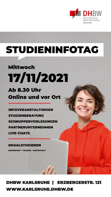 Studieninfotag an der DHBW Karlsruhe, Informieren. Orientieren. Entscheiden.