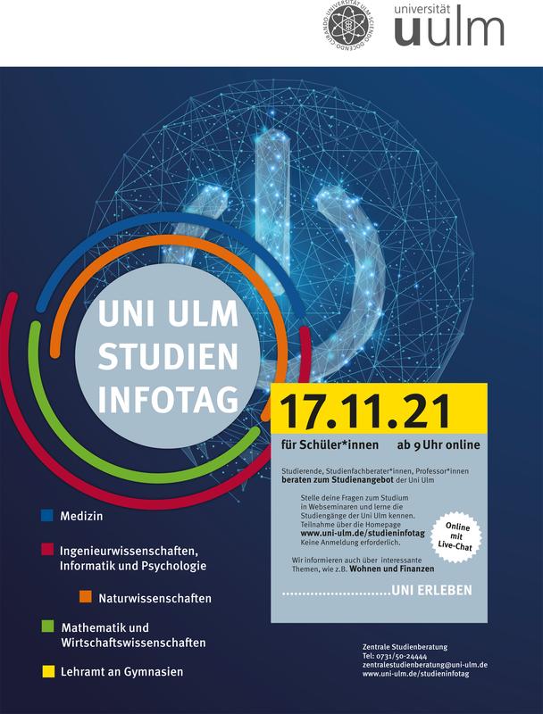 Plakat Studieninfotag Uni Ulm 2021