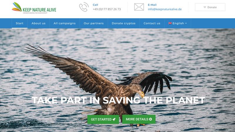 KeepNatureAlive.de Communication and Crowdfunding