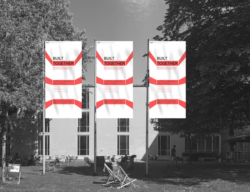 Die Architekturfakultät der HM entwickelte sich von der ersten Bauschule Deutschlands zur modernen Forschungseinrichtung (Bild: Plakatentwurf der Studierenden)