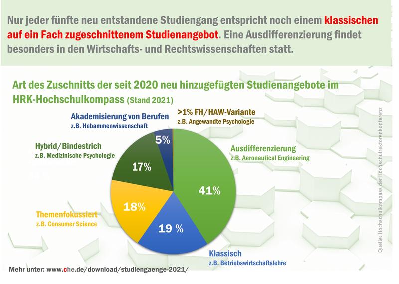 Art des Zuschinttes der neuen Studienangebote (seit 2020)