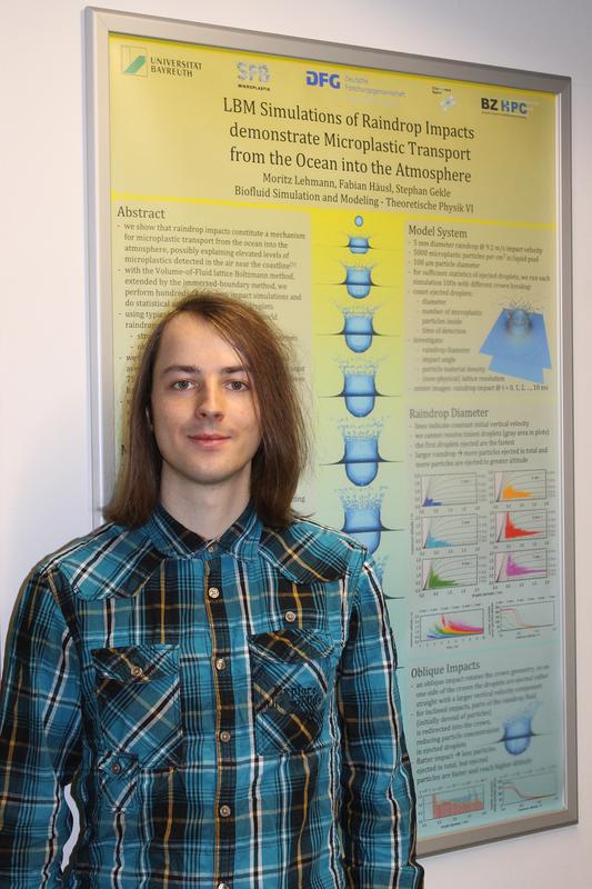 Moritz Lehmann, doctoral student of physics at the University of Bayreuth and first author of the study. 