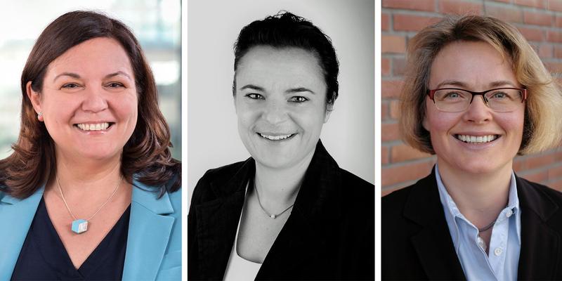 v. l.: Prof. Dr.-Ing. Irina Mazilu-Eyaz, Prof. Dr. Janin Schneider, Prof. Dr. Tatjana Steusloff