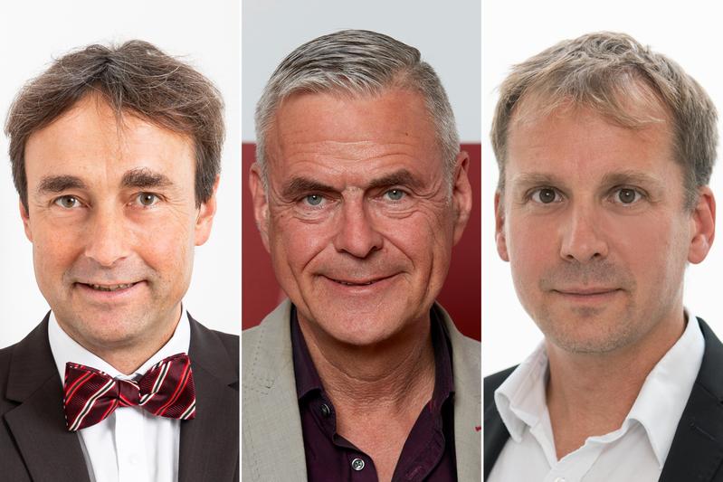 (v.l.n.r.) Professoren Marckmann, Janssens und Schildmann
