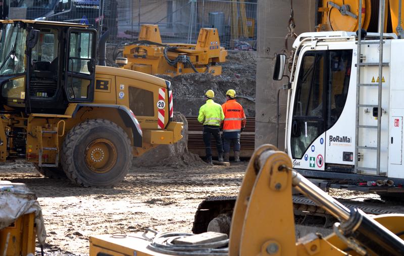 Auf der Baustelle