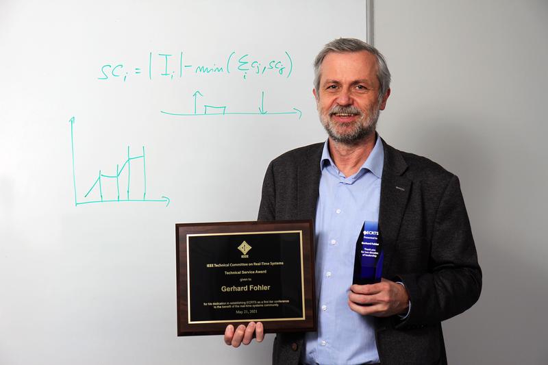 Professor Dr. Gerhard Fohler forscht an der TUK zu Echtzeitsystemen.