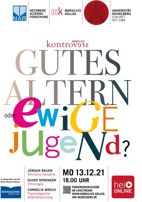 Plakat "Gutes Altern oder ewige Jugend?"