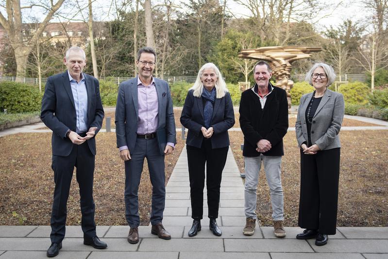 Stellten Humboldt Hoch N der Öffentlichkeit vor (v.l.n.r.): Manfred Fischedick, Lambert T. Koch, Isabel Pfeiffer-Poensgen, Holger Burckhart, Christiane Dusch