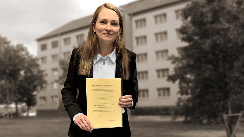 Margarete Tiessen von der TU Chemnitz wurde für ihre herausragende Dissertation ausgezeichnet. 