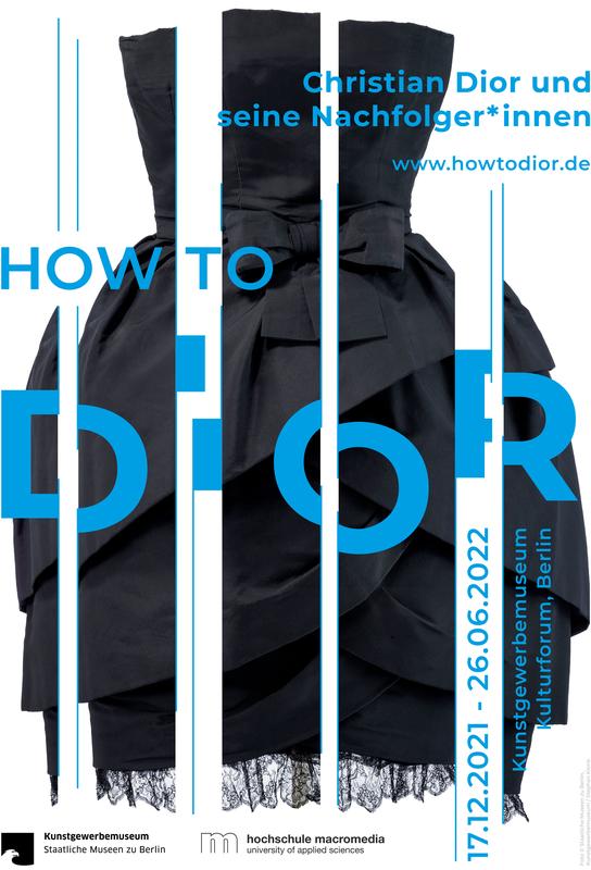 Ausstellungsplakat "How to Dior. Christian Dior und seine Nachfolger*innen"