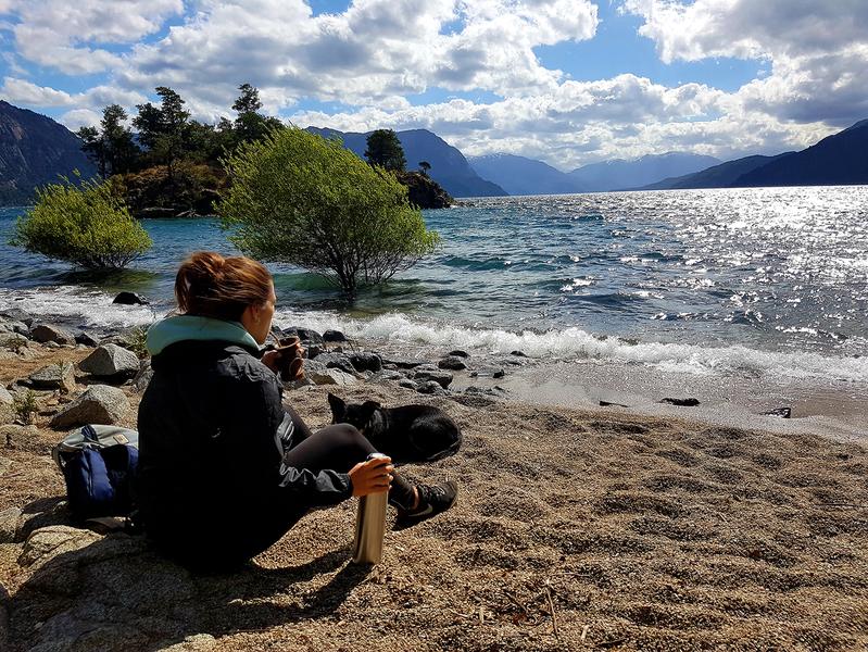 Die Preisträgerin in San Martín de los Andes im Süden Argentiniens