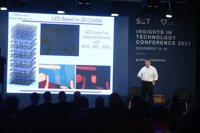 This year, the SIT & JUB Insights in Technology confere was held for the first time as a joint event of SIT and Jacobs University in Bremen, with Nobel Prize winner Sir Konstantin Novoselov, Professor of Materials Science and Engineering as one speaker.